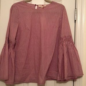 NWT Bell Sleeve Blouse